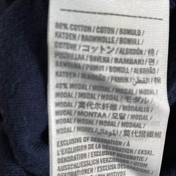 Hollister navy blue v-neck short sleeve tee - Picture 4 of 4